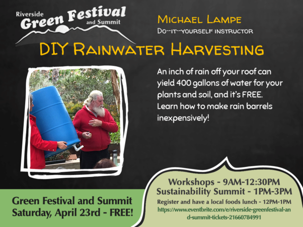 Rainwater Harvesting with DIY Rain Barrels
